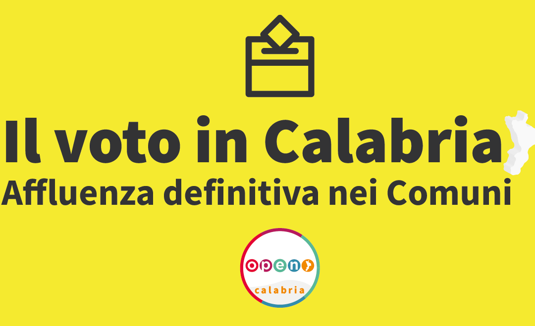 Elezioni, affluenza nei comuni calabresi